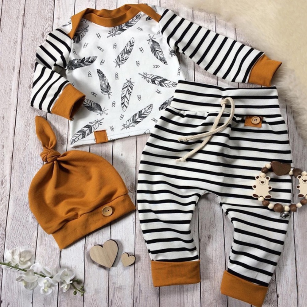 3pc Feather outfit